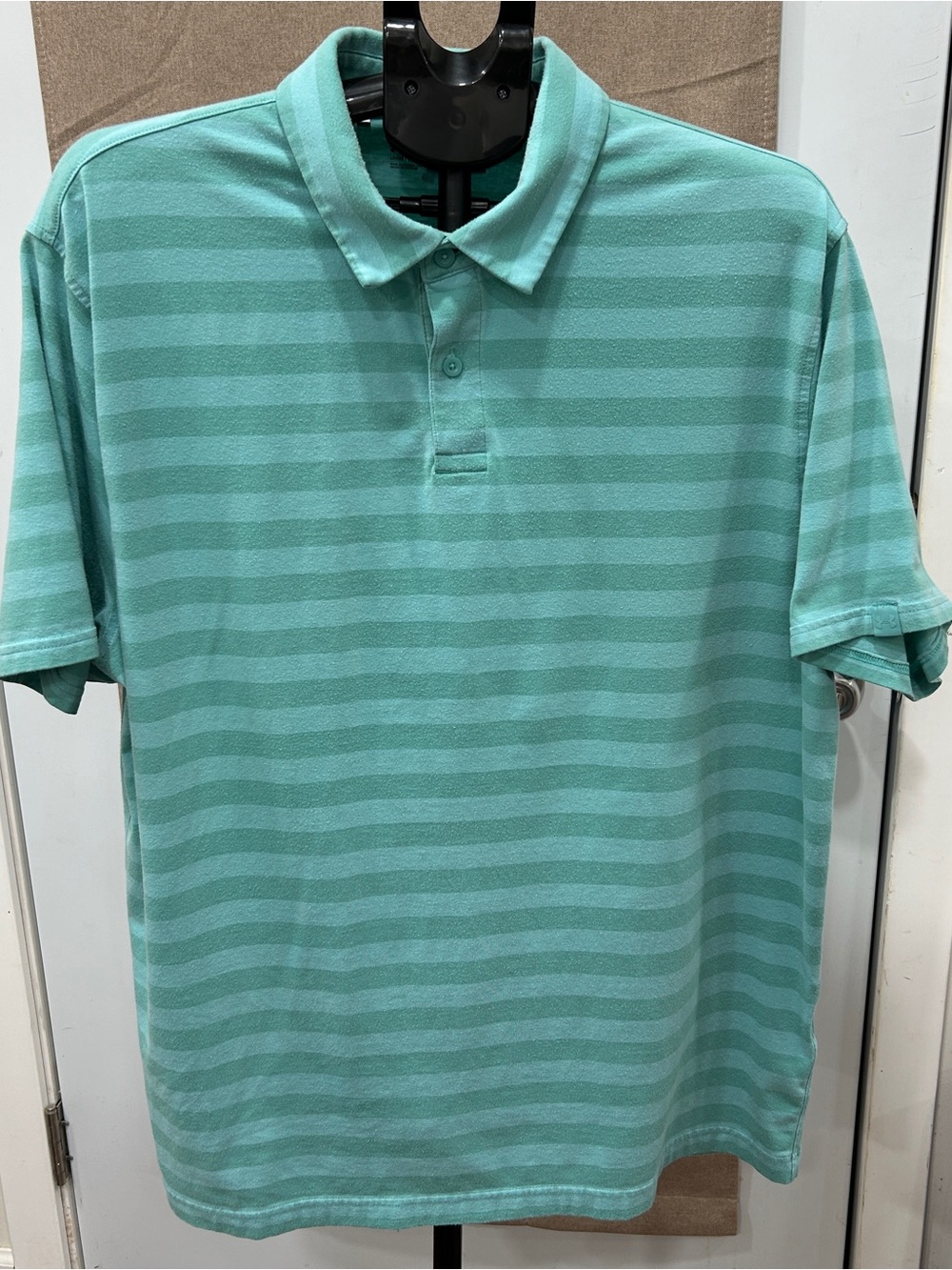 Under Armour Men's Seafoam Striped Polo